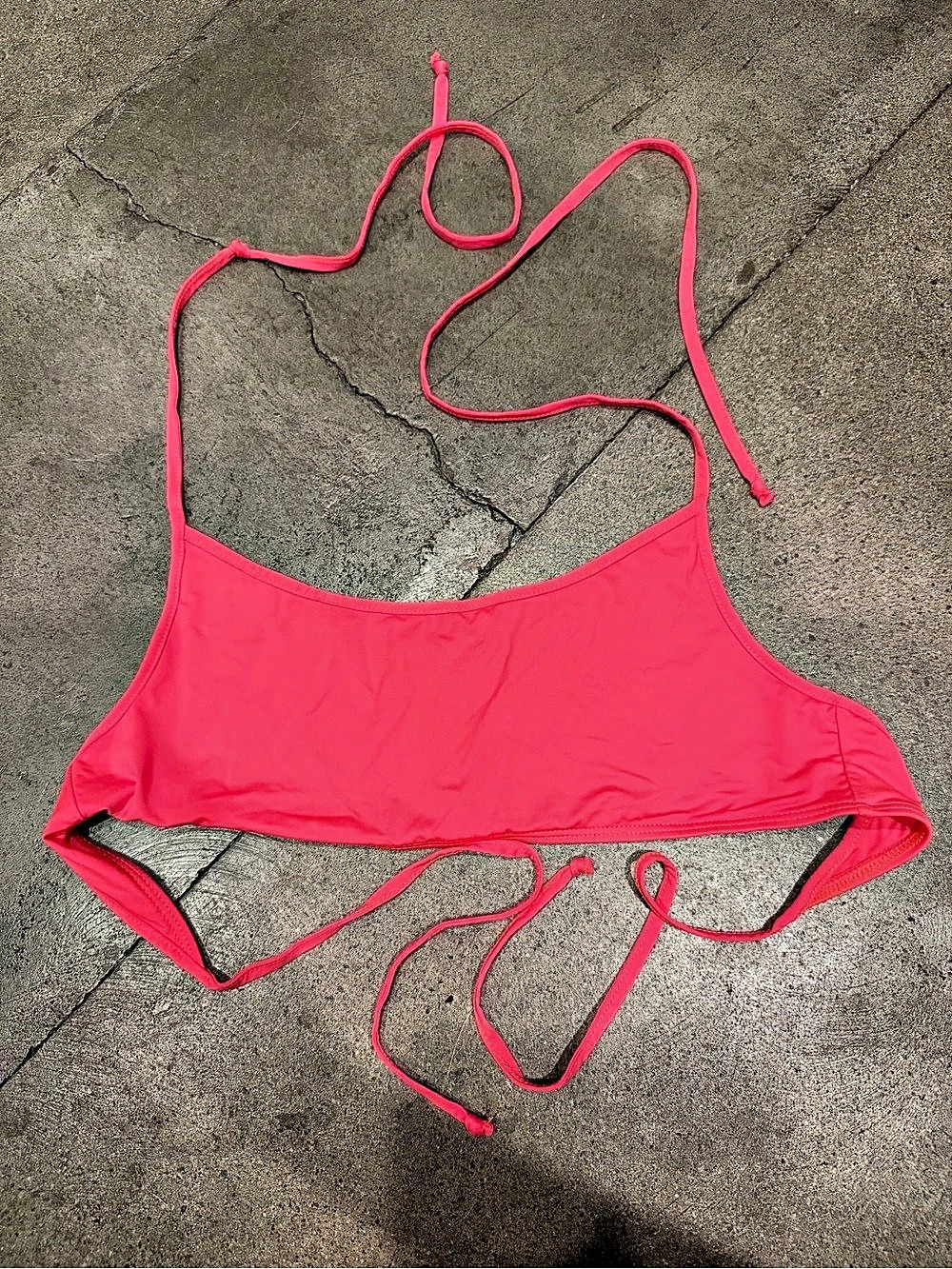 Frankies Bikinis Pink Bikini Top